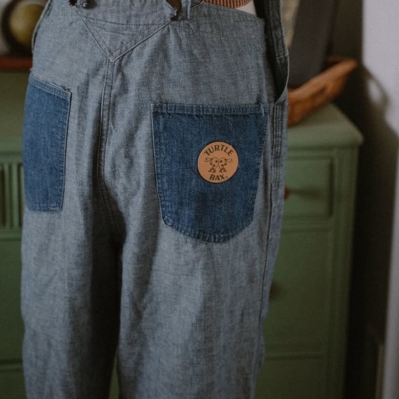 70s Turtle Bax Jean overalls. - Picture 8 of 10